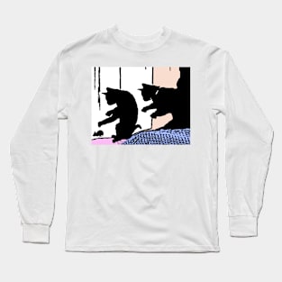 Crazy Cats_Catch Me If You Can Long Sleeve T-Shirt